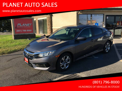 2016 Honda Civic for sale at PLANET AUTO SALES in Lindon UT