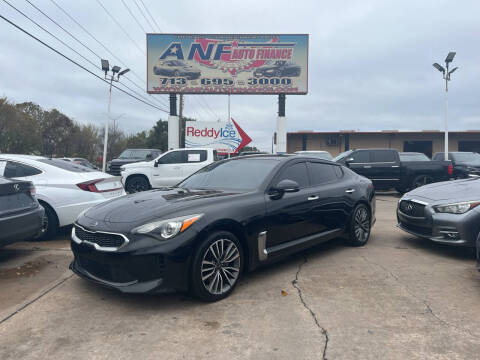 2019 Kia Stinger for sale at ANF AUTO FINANCE in Houston TX