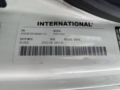 2021 International RH613