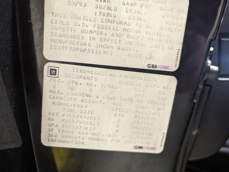 1993 Chevrolet Corvette