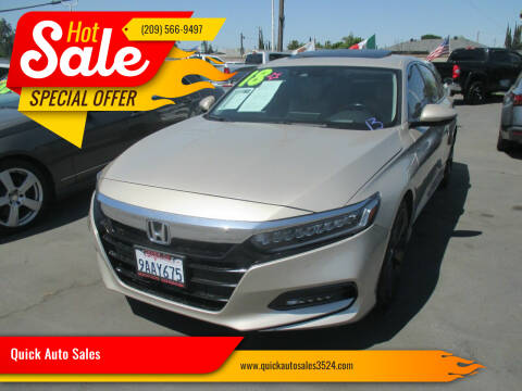 2018 Honda Accord for sale at Quick Auto Sales in Ceres CA