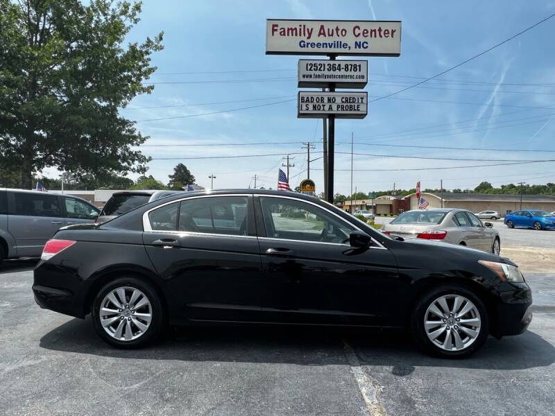 2012 Honda Accord for sale at FAMILY AUTO CENTER in Greenville NC