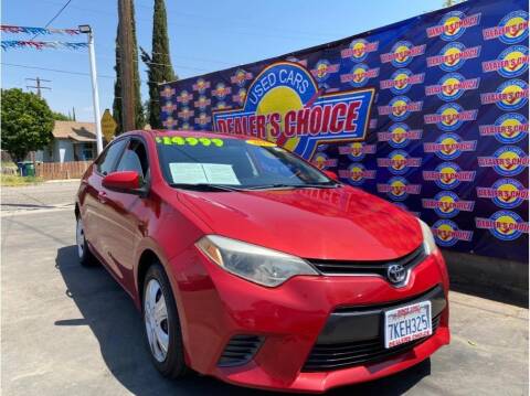2015 Toyota Corolla for sale at Dealers Choice Inc in Farmersville CA