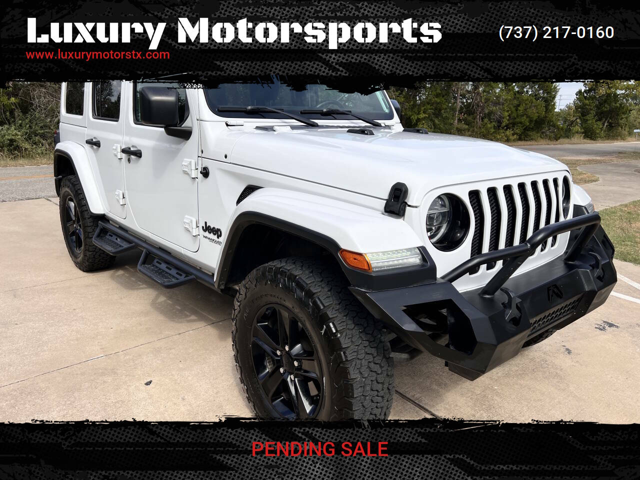 Used Car 2019 Jeep Wrangler Unlimited  Sahara Altitude 4x4 4dr Suv For Sale Under $30,000 In Austin, Texas