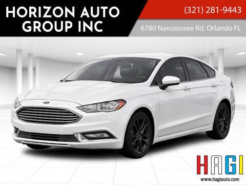 2018 Ford Fusion for sale at Horizon Auto Group, Inc. in Orlando FL