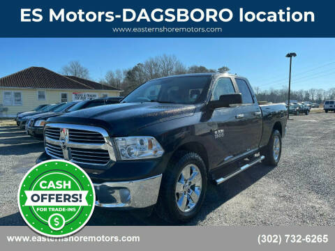 2018 RAM 1500 for sale at ES Motors-DAGSBORO location in Dagsboro DE