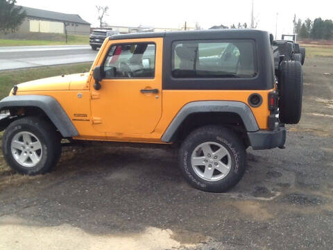 2012 Jeep Wrangler for sale at Garys Sales & SVC in Caribou ME