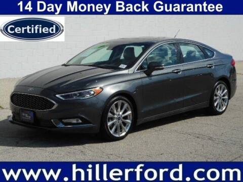 2017 Ford Fusion for sale at HILLER FORD INC in Franklin WI