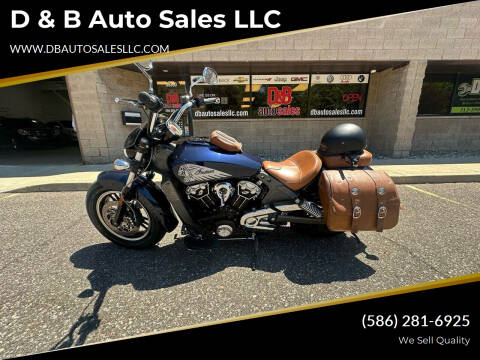 2016 Indian Scout for sale at D & B Auto Sales LLC in Harrison Township MI