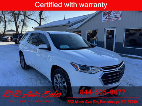 2019 Chevrolet Traverse for sale at B & B Auto Sales in Brookings SD