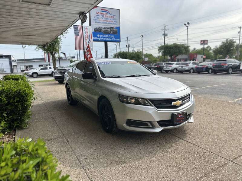 Used 2017 Chevrolet Impala 1LS with VIN 1G11Z5SA1HU113045 for sale in Dallas, TX