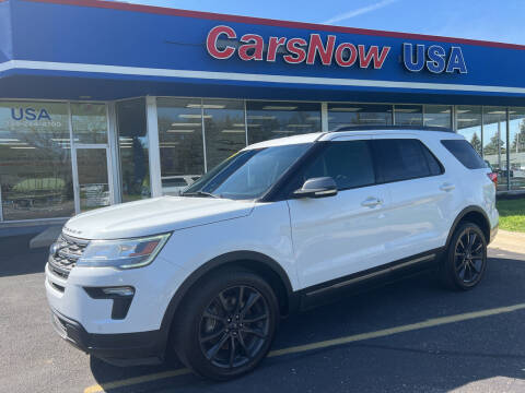 2018 Ford Explorer for sale at CarsNowUsa LLc in Monroe MI