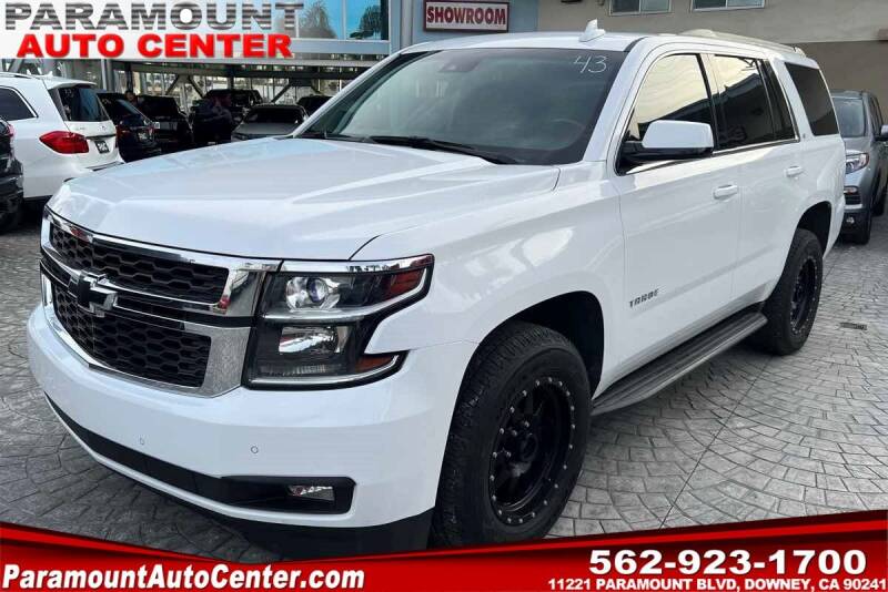 2016 Chevrolet Tahoe for sale at PARAMOUNT AUTO CENTER in Downey CA