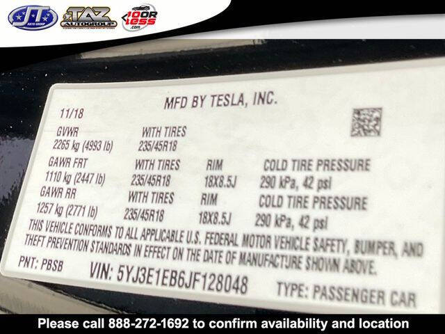 2018 Tesla Model 3 Long Range