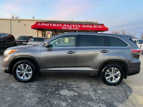 2014 Toyota Highlander for sale at United Auto Sales in Oklahoma City OK