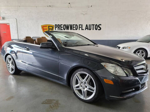 2013 Mercedes-Benz E-Class for sale at Preowned FL Autos in Pompano Beach FL