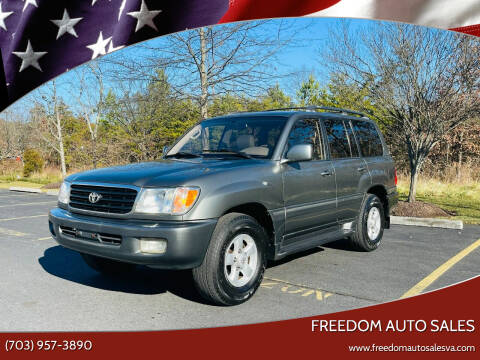 2000 Toyota Land Cruiser for sale at Freedom Auto Sales in Chantilly VA