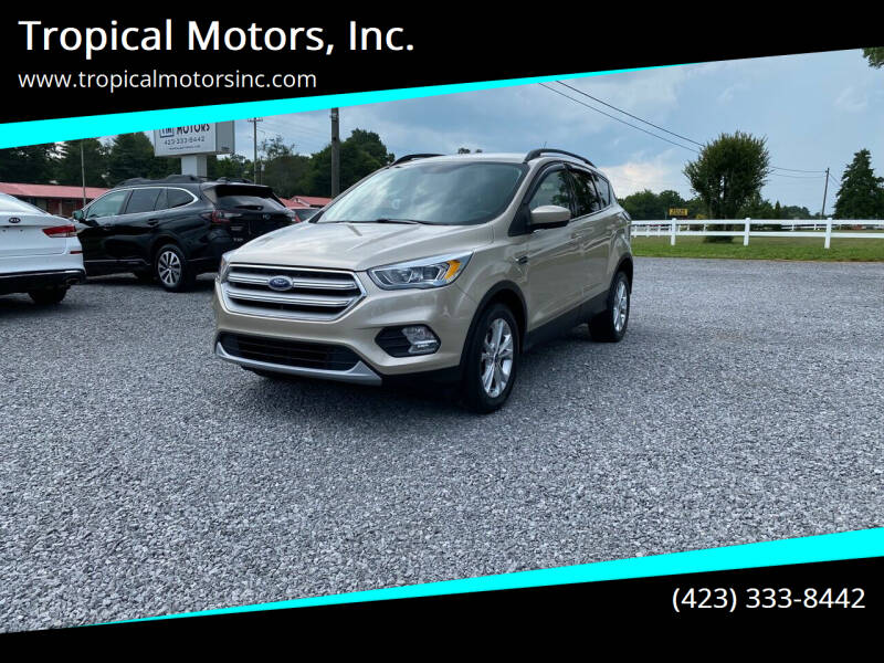 2018 Ford Escape for sale at Tropical Motors, Inc. in Riceville TN