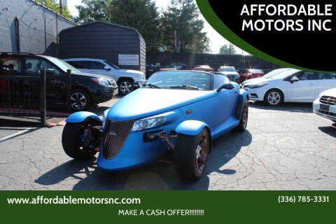 2001 Chrysler Prowler for sale at AFFORDABLE MOTORS INC in Winston Salem NC