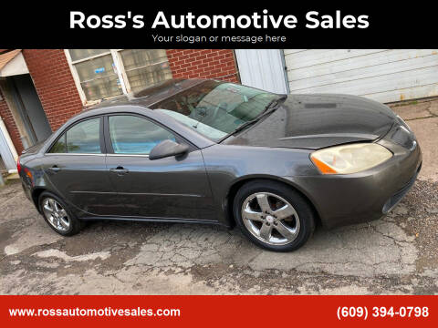 2005 Pontiac G6 for sale at Ross's Automotive Sales in Trenton NJ