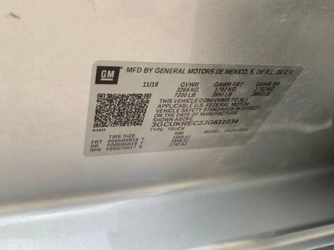 2018 Chevrolet Silverado 1500