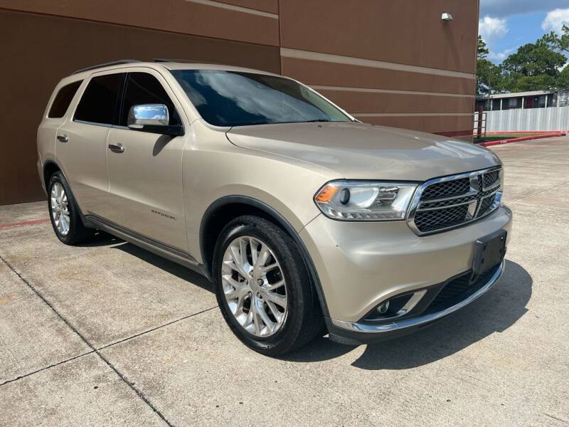 2014 Dodge Durango for sale at ALL STAR MOTORS INC in Houston TX