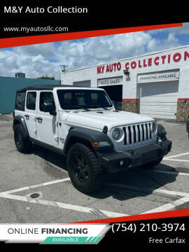 2018 Jeep Wrangler Unlimited for sale at M&Y Auto Collection in Hollywood FL