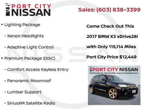 2017 BMW X3 xDrive28i