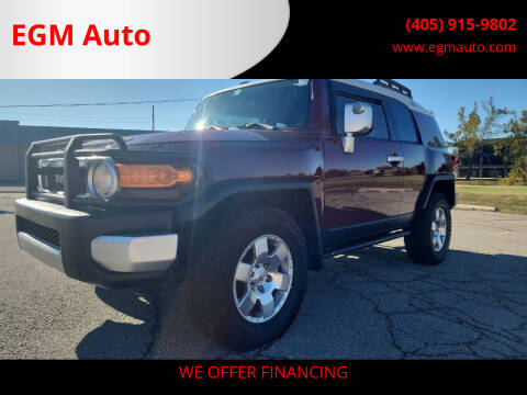 2008 Toyota FJ Cruiser for sale at EGM Auto in Midwest City OK