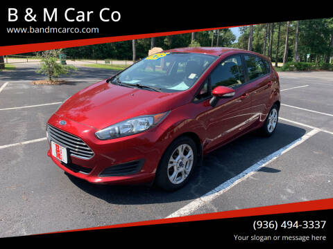 2014 Ford Fiesta for sale at B & M Car Co in Conroe TX