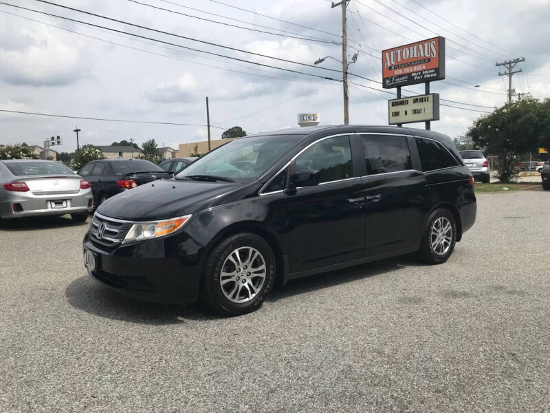 2012 Honda Odyssey for sale at Autohaus of Greensboro in Greensboro NC