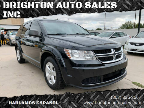 2013 Dodge Journey for sale at BRIGHTON AUTO SALES INC in Brighton CO