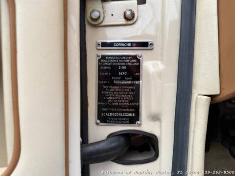 1990 Rolls-Royce Corniche