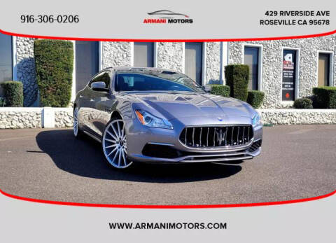 2017 Maserati Quattroporte for sale at Armani Motors in Roseville CA