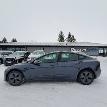 2021 Tesla Model 3 for sale at ROSSTEN AUTO SALES in Grand Forks ND