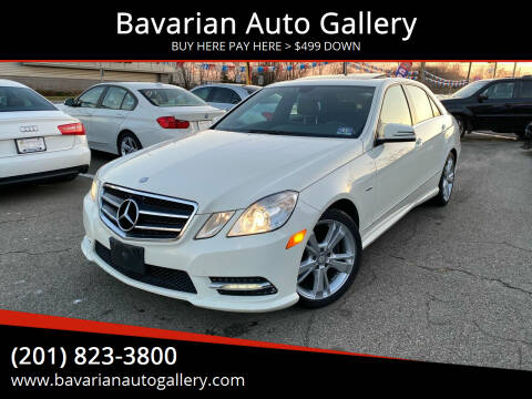 2012 Mercedes-Benz E-Class for sale at Bavarian Auto Gallery in Bayonne NJ