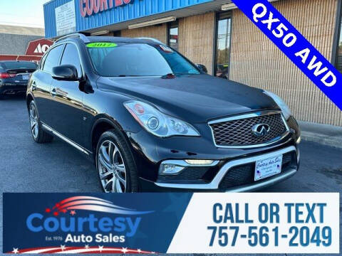 2017 Infiniti QX50 for sale at Courtesy Auto Sales in Chesapeake VA