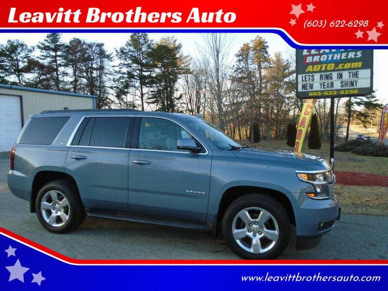 2015 Chevrolet Tahoe for sale at Leavitt Brothers Auto in Hooksett NH