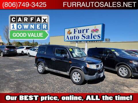 2010 Honda Element for sale at FURR AUTO SALES in Lubbock TX