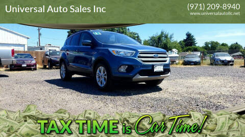 2018 Ford Escape for sale at Universal Auto Sales Inc in Salem OR