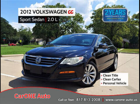 2012 Volkswagen CC for sale at CarONE Auto in Garland TX