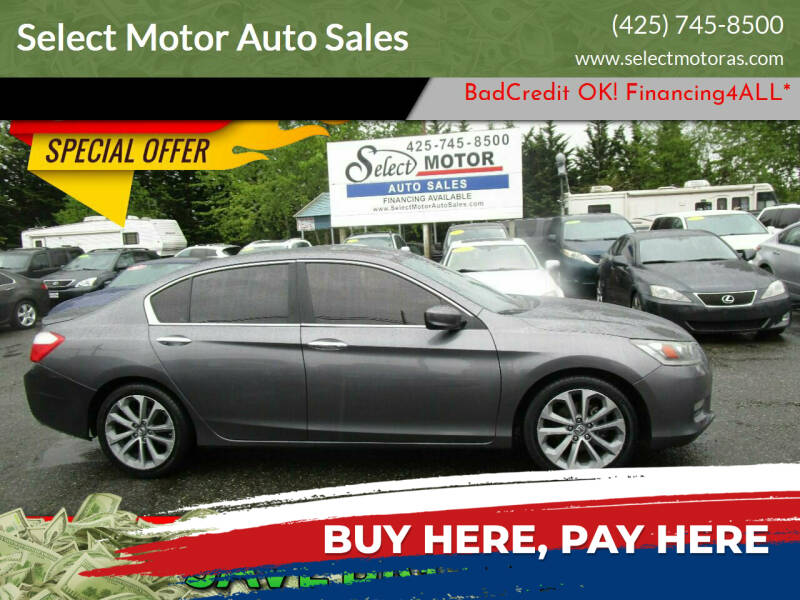 2014 Honda Accord for sale at Select Motor Auto Sales in Lynnwood WA