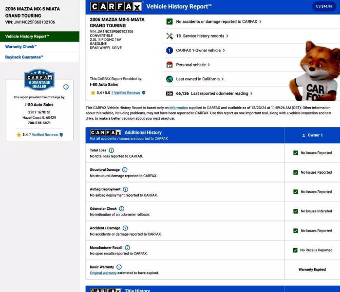 2006 Mazda MX-5 Miata