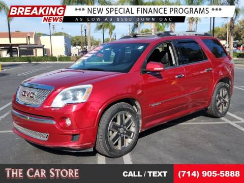 2012 GMC Acadia for sale at The Car Store in Santa Ana CA