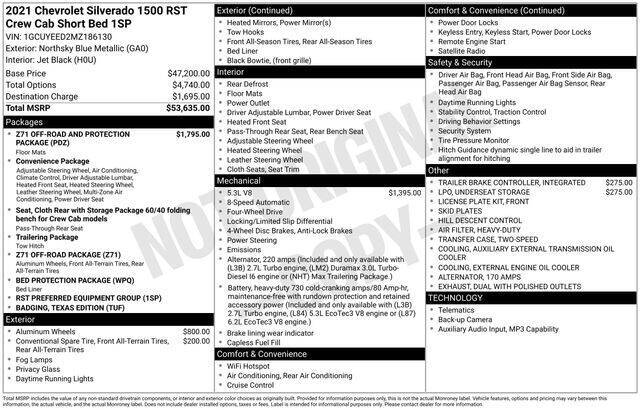 2021 Chevrolet Silverado 1500