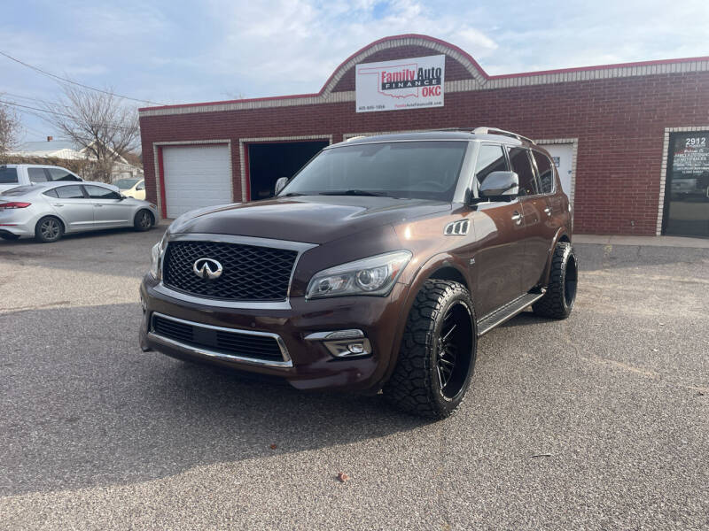2015 Infiniti QX80 for sale at Family Auto Finance OKC LLC in Oklahoma City OK