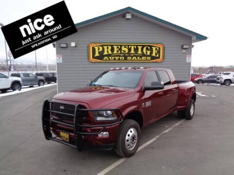 2018 RAM 3500 for sale at PRESTIGE AUTO SALES in Spearfish SD