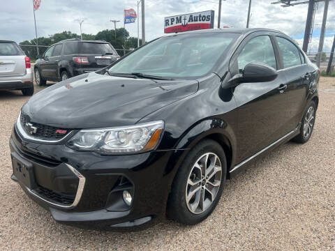 2018 Chevrolet Sonic for sale at RPM Autos in Amarillo TX