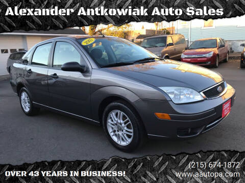 2007 Ford Focus for sale at Alexander Antkowiak Auto Sales Inc. in Hatboro PA