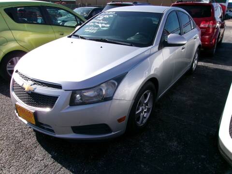 2012 Chevrolet Cruze for sale at River City Auto Sales in Cottage Hills IL